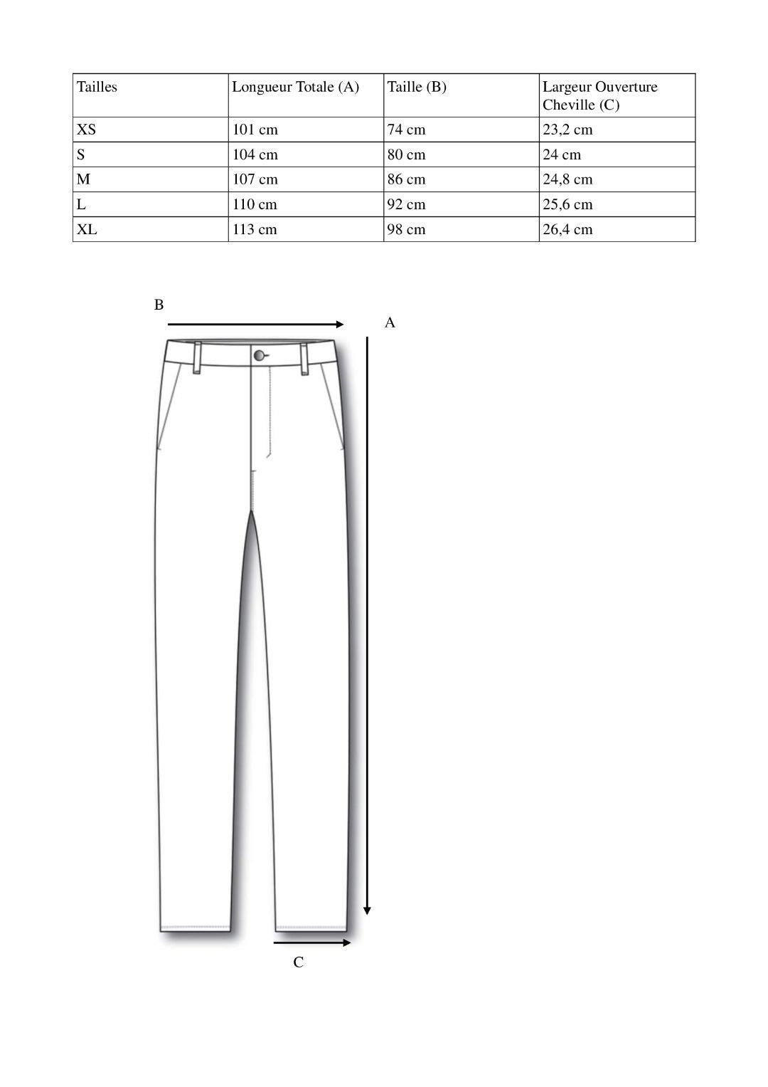 Création 002 - Le pantalon