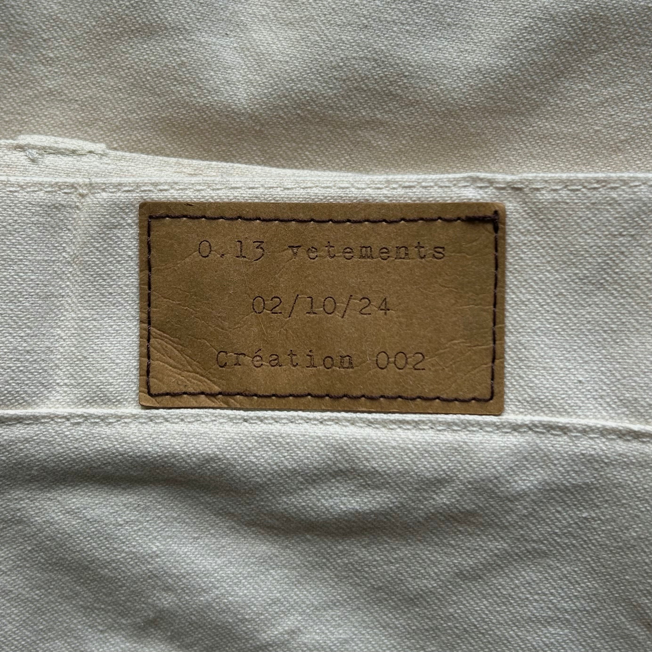 Création 002 - Le pantalon