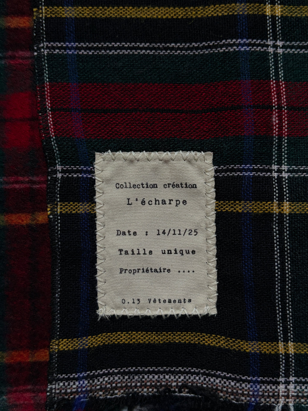 The Scarf - Red Tartan
