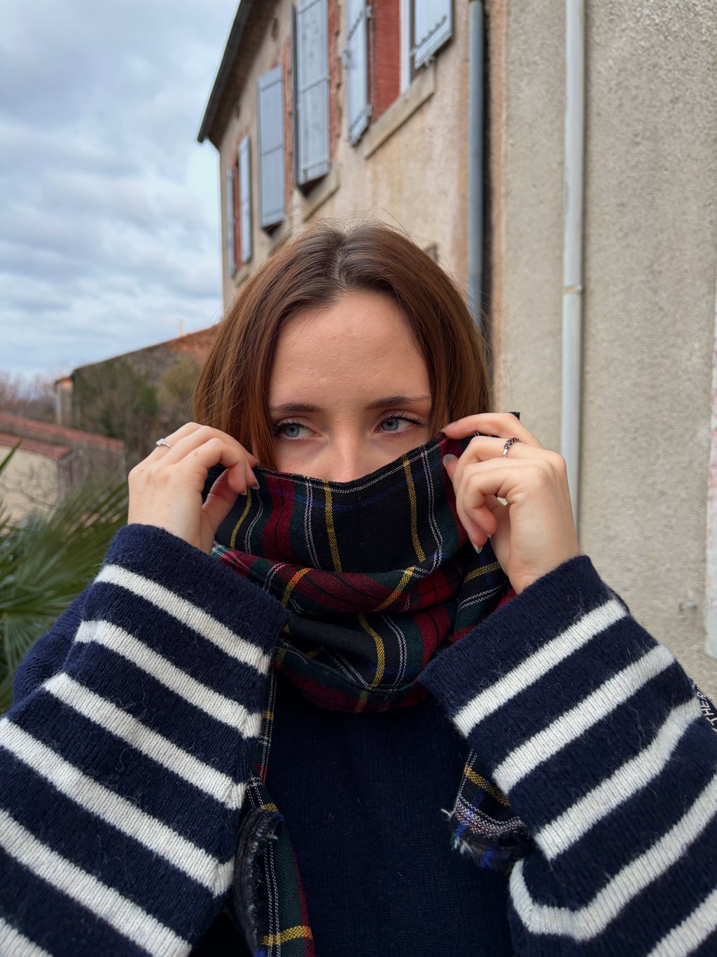 The Scarf - Red Tartan