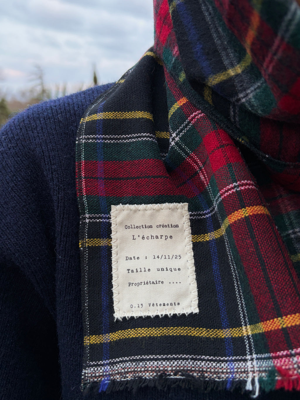The Scarf - Red Tartan