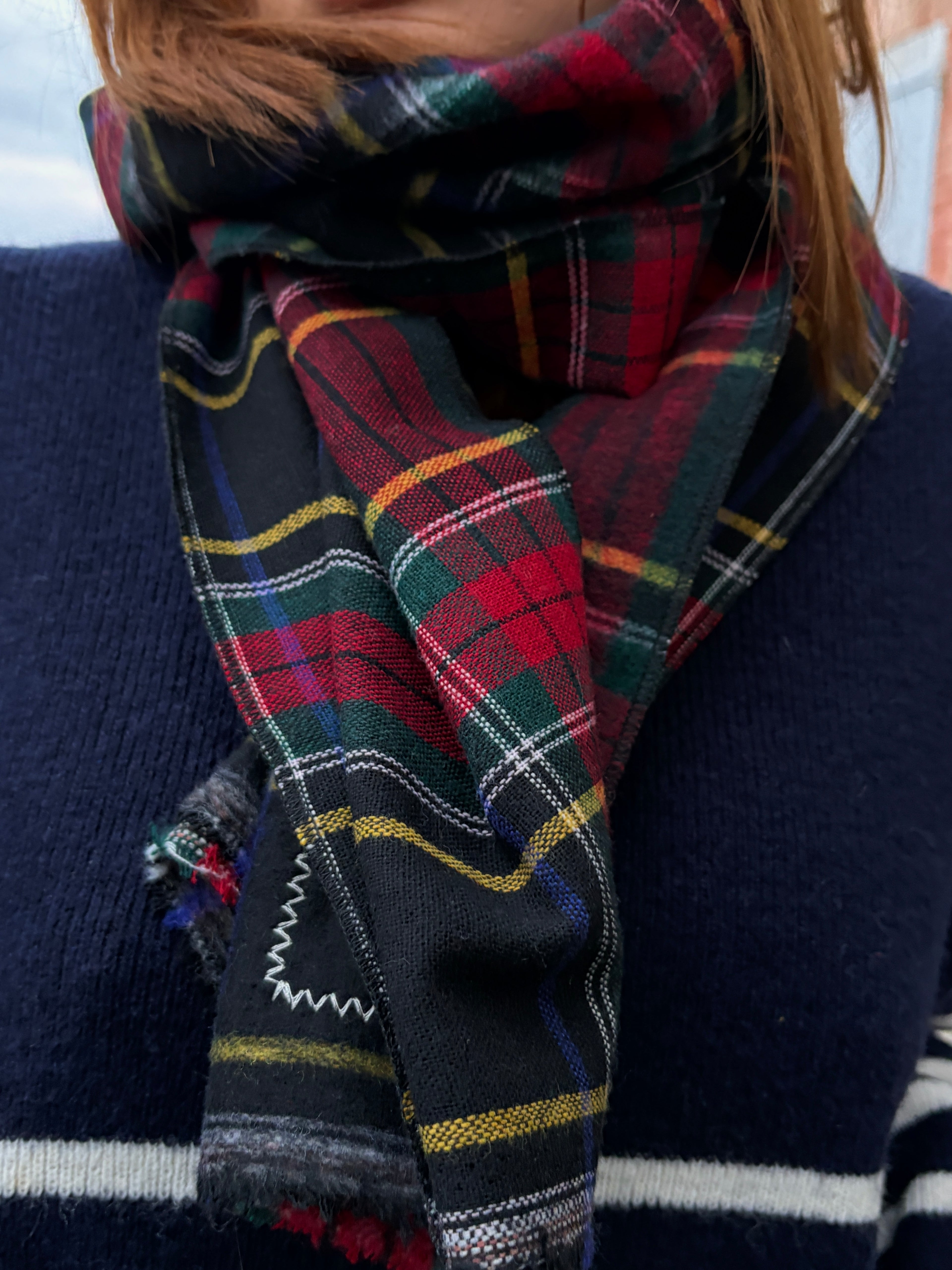 The Scarf - Red Tartan